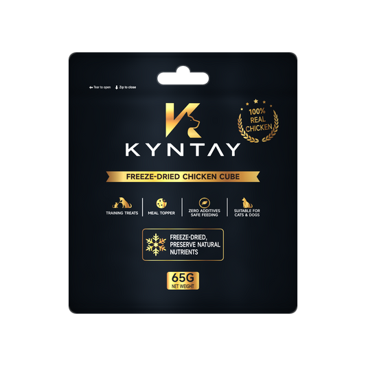 Freeze-dried chicken cubes 65g